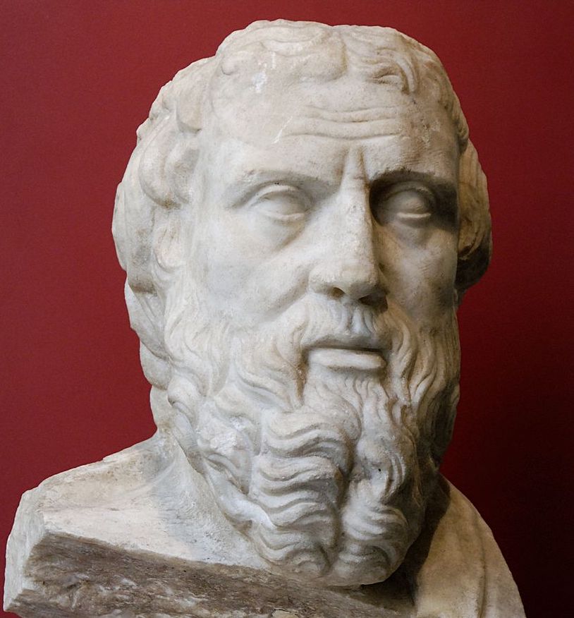 Herodotus (484-425 BCE) was a Greek historian from Halicarnassus. He believed that Etruscans originated from the country of Lydia in Anatolia (present day Turkey) during the 2nd millennia BCE. (Ref: a-viii).