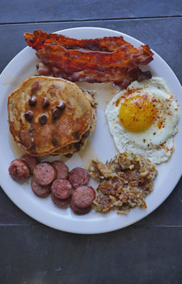 American Breakfast. Photo by Kyndall Ramirez on Unsplash. Reference: (b-1).