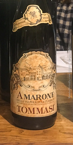 Amarone della Valpolicella Classico Wine from the Veneto region, Italy