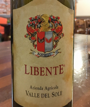 Libente Toscana wine from Lucca, Italy