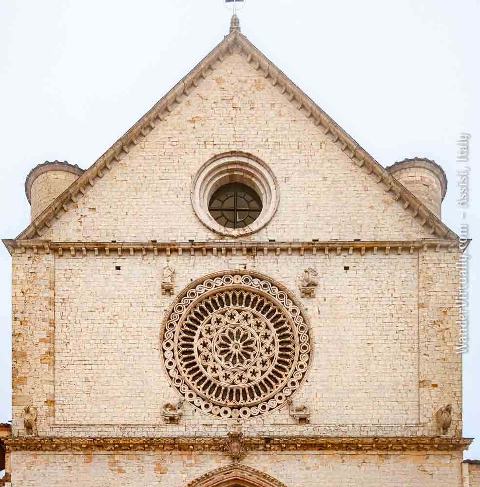 Scenes from Assisi, Italy. Basilica of Saint Francis.